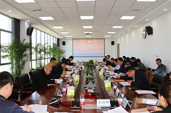 沈陽航空產(chǎn)業(yè)集團(tuán)有限公司召開全面從嚴(yán)治黨暨深入貫徹中央八項(xiàng)規(guī)定精神學(xué)習(xí)教育專題黨委（擴(kuò)大）會(huì)議